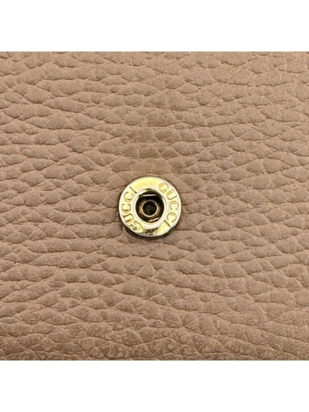 Gucci GG Marmont Leather Wallet Beige
